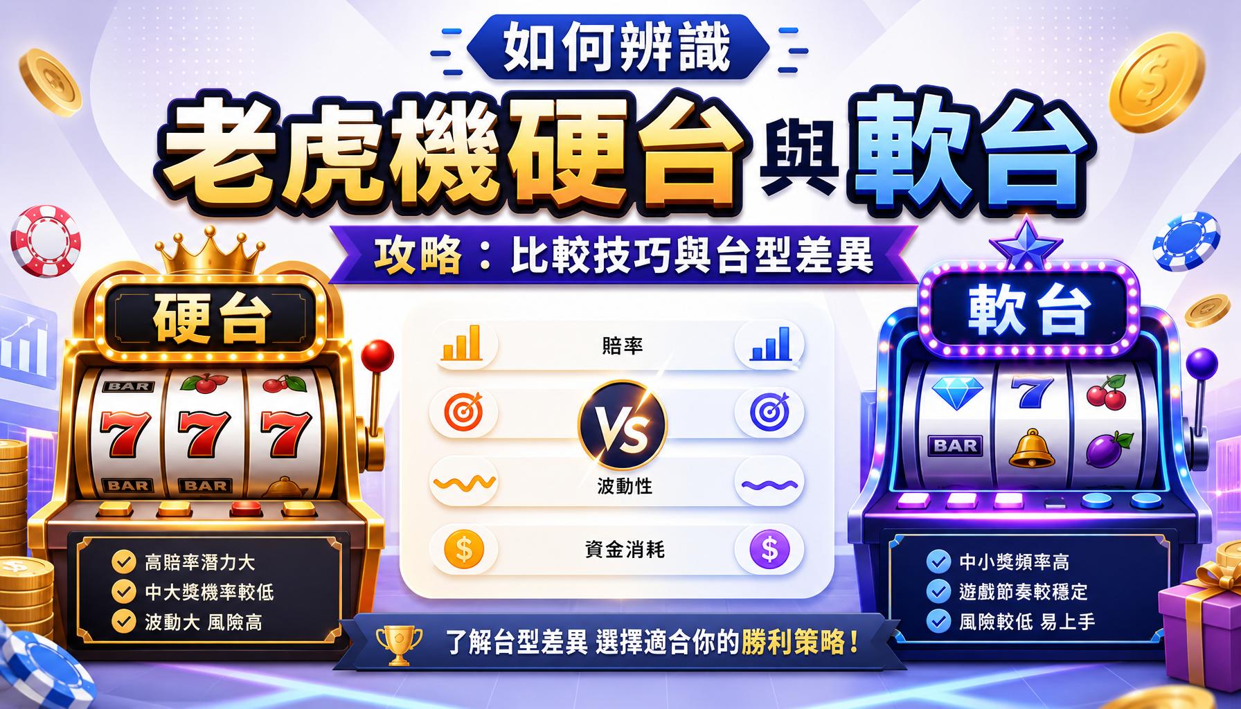 如何辨識老虎機硬台與軟台攻略:比較技巧與台型差異