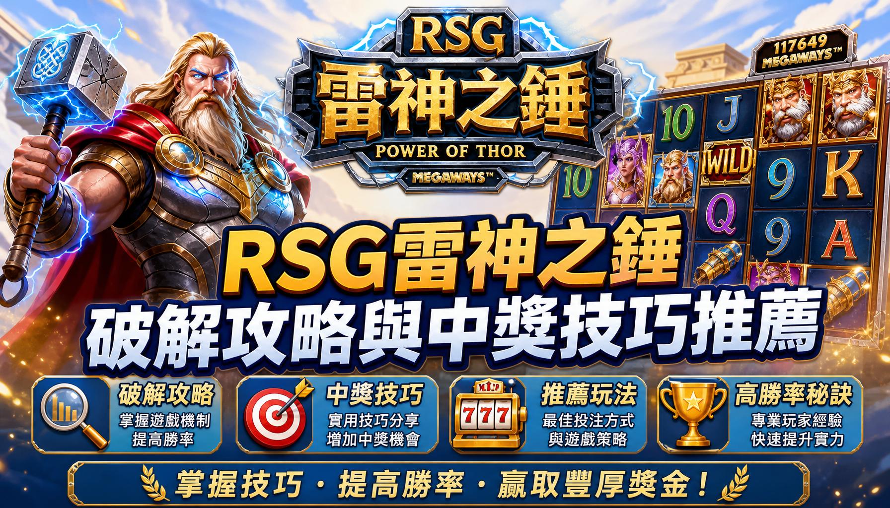 RSG雷神之錘老虎機破解攻略與中獎技巧推薦
