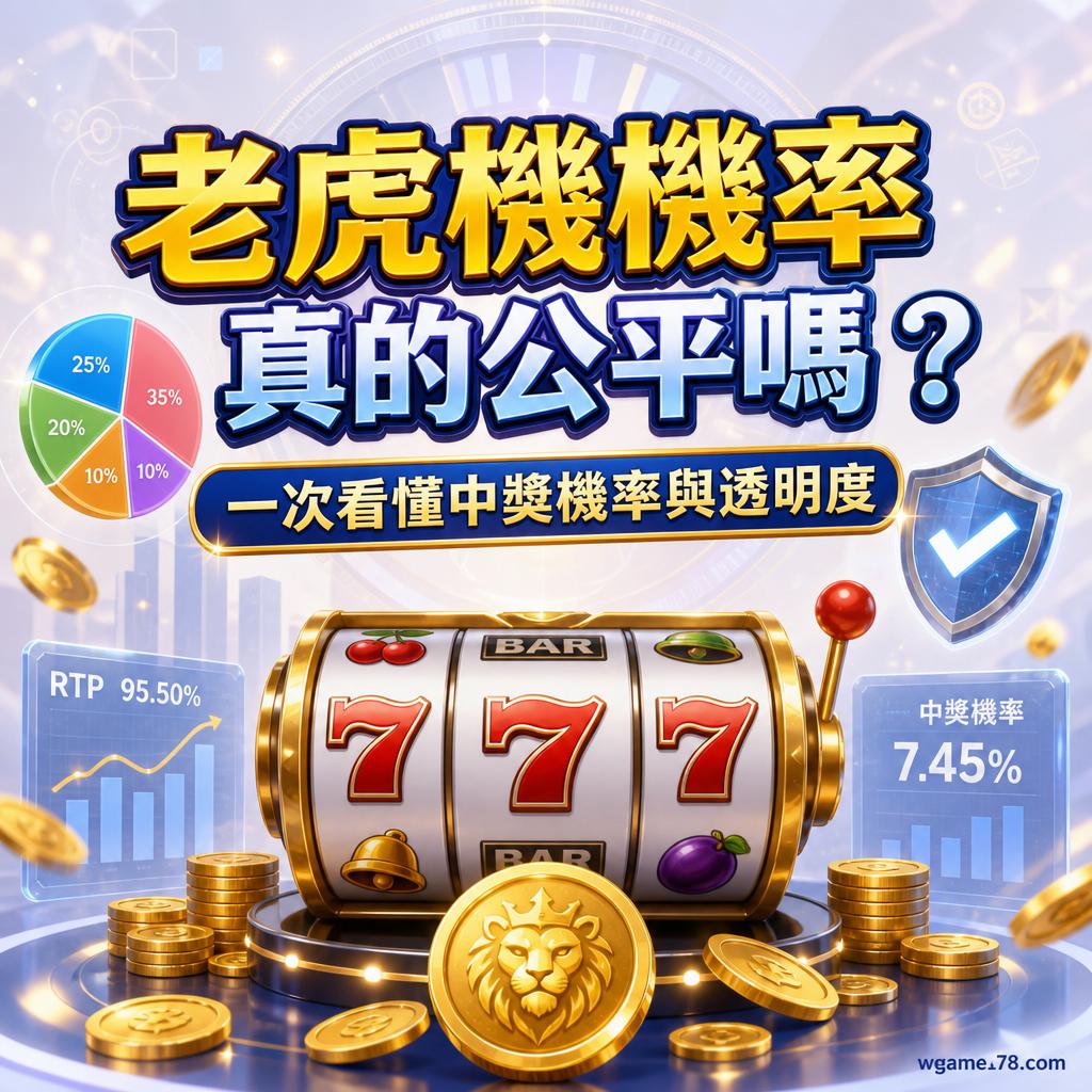 老虎機機率真的公平嗎？一次看懂中獎機率與透明度示意圖